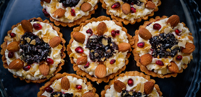 Matecznik Tradition aus Natur - Tartalettes mit Mascarpone und Apfelbeeren