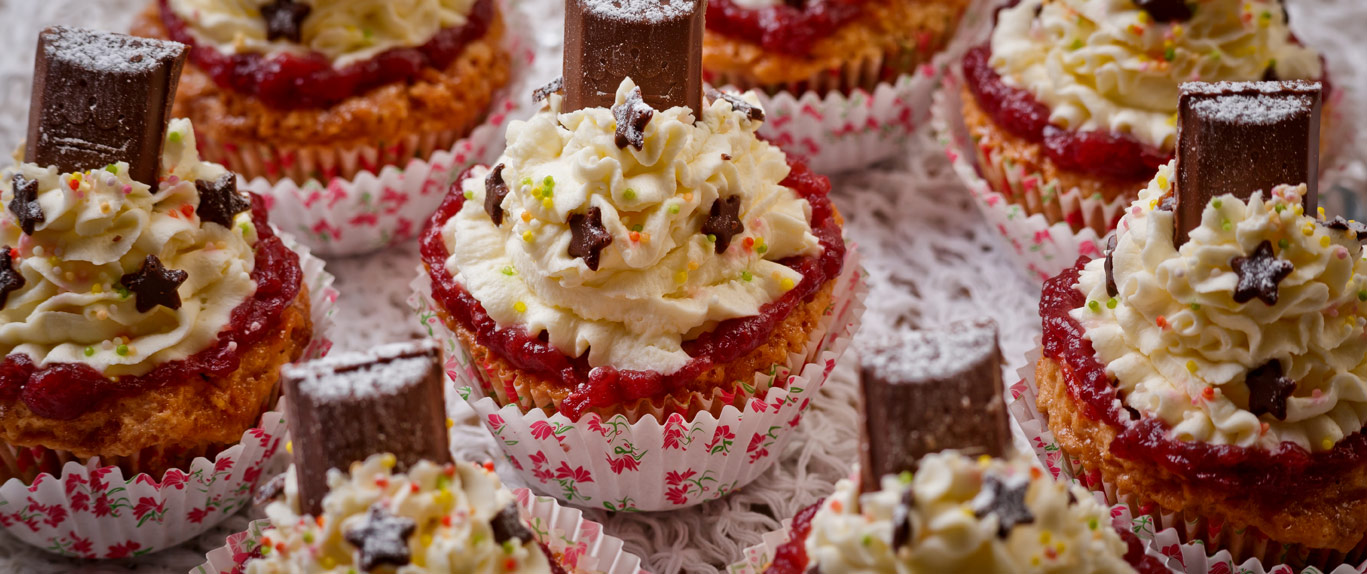 Matecznik Tradition aus Natur - Muffins mit Himbeeren